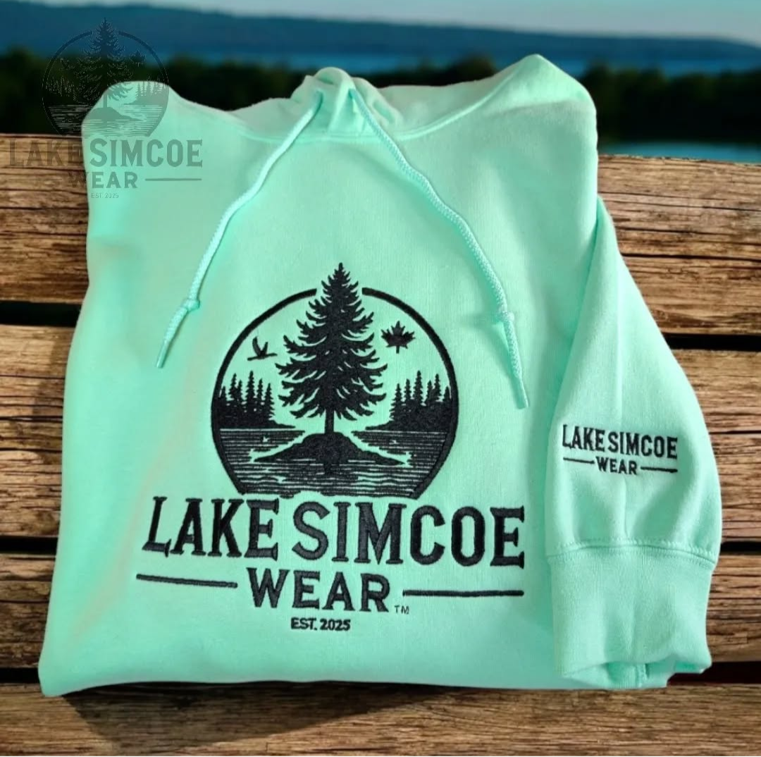 Lake Simcoe Wear™ Adult Classic Hoodie Mint Green