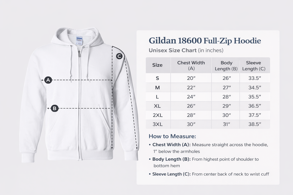 Lake Simcoe Wear™ Adult Classic Hoodie Full Zipper Black