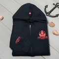 Lake Simcoe Wear™ Adult Classic Hoodie Full Zipper Black