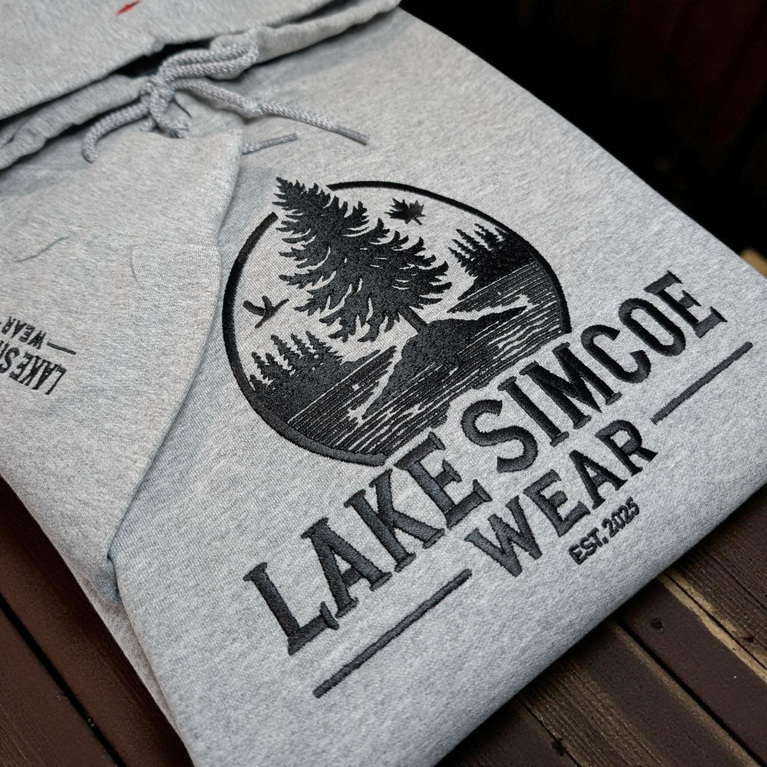 Lake Simcoe Wear™ Adult Classic Hoodie Sport Grey