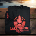 Lake Simcoe Wear™ Adult Classic Hoodie Black