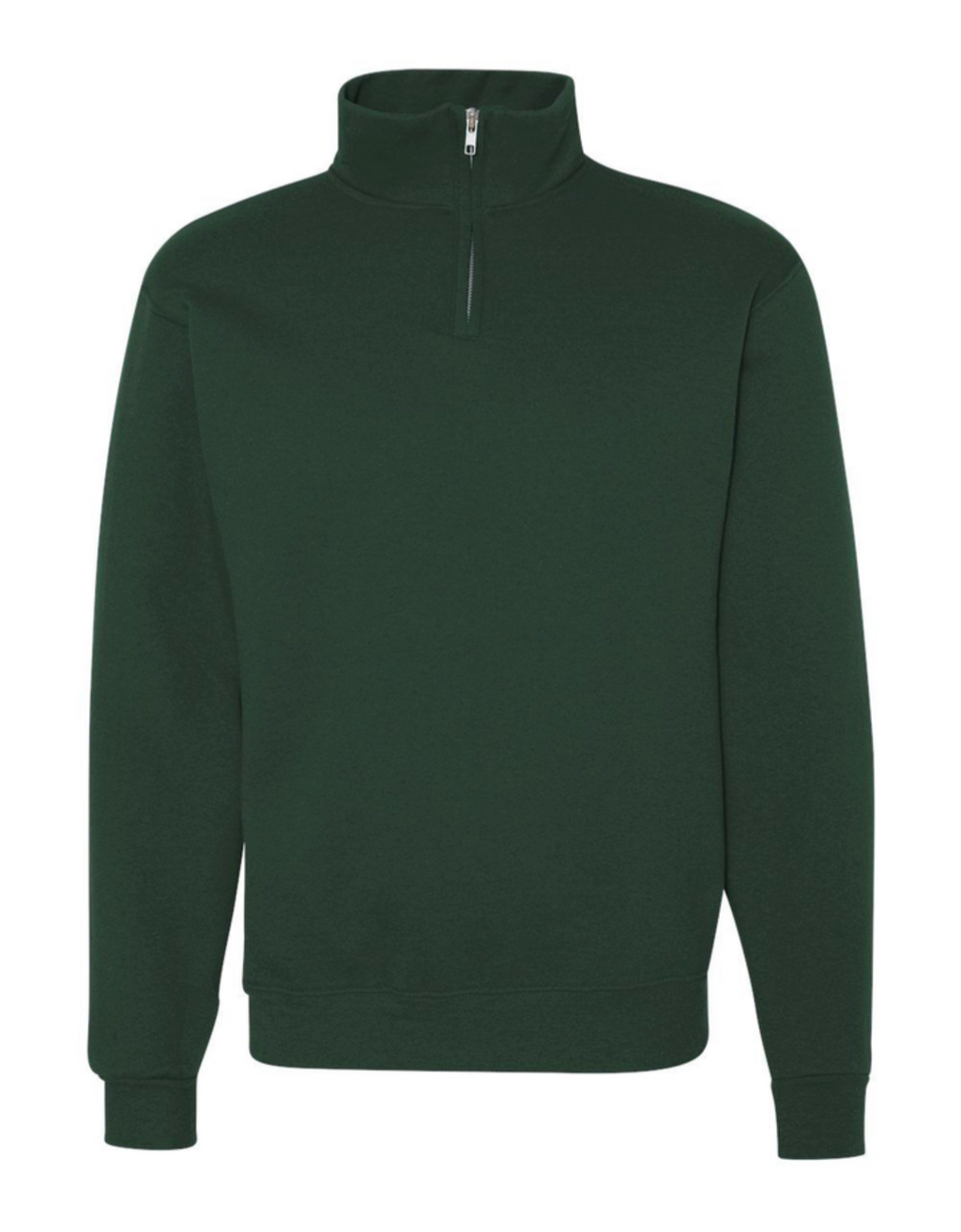 Lake Simcoe Wear™ Adult Unisex Quarter Zip Sweatshirt Forest Green