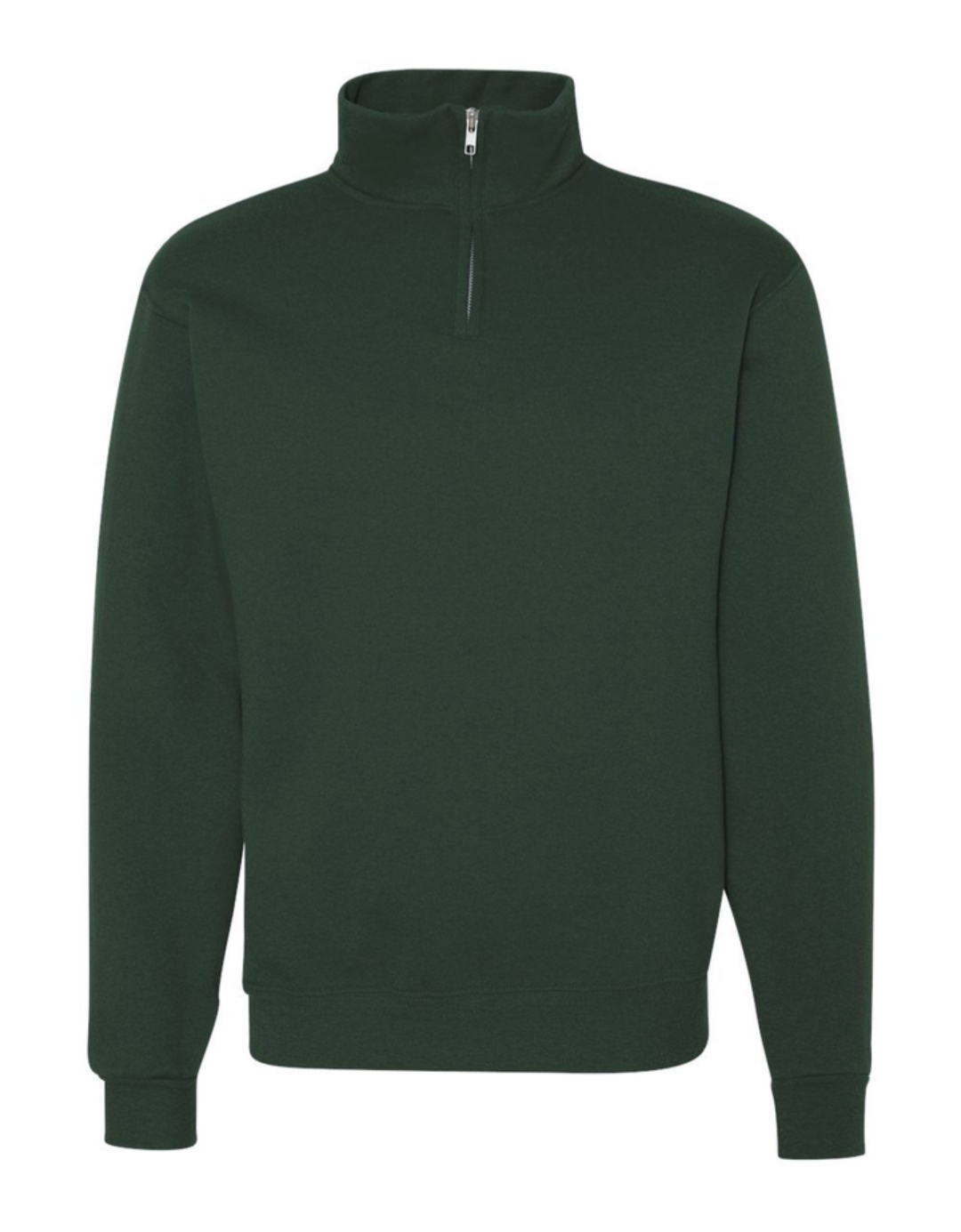 Lake Simcoe Wear™ Adult Unisex Quarter Zip Sweatshirt Forest Green